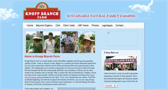 Desktop Screenshot of knoppbranchfarm.com
